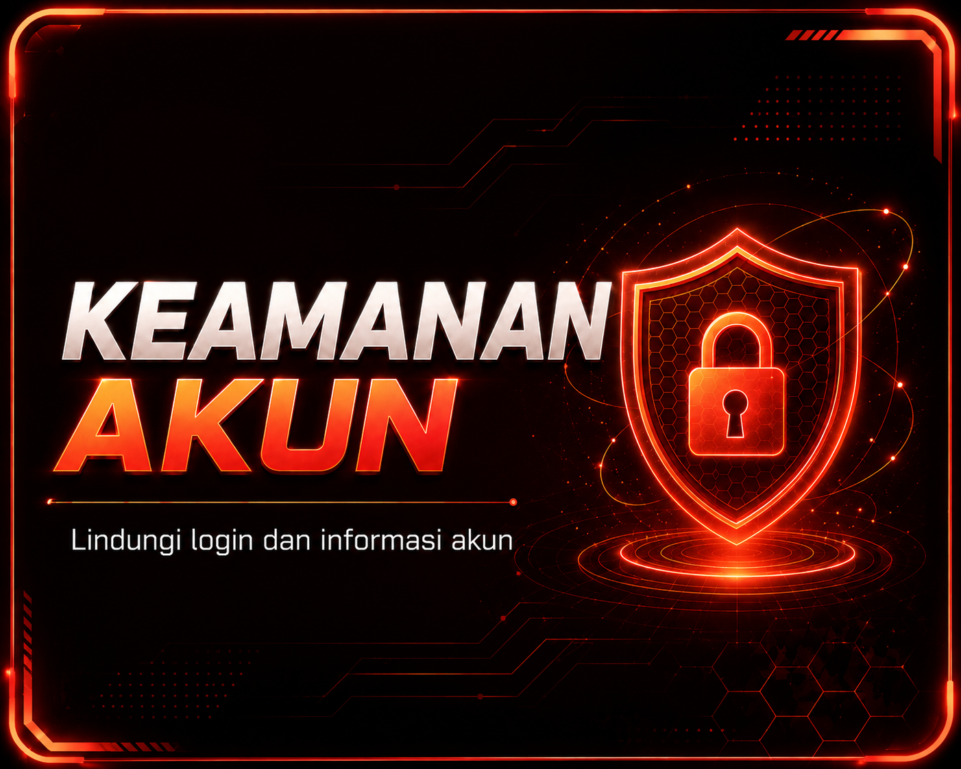 Poster Keamanan Akun SINGGAH4D untuk melindungi login dan informasi akun